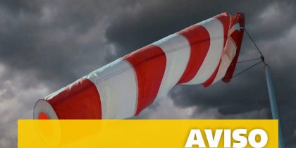 AVISO AMARELO para PRECIPITAÇÃO E VENTO
